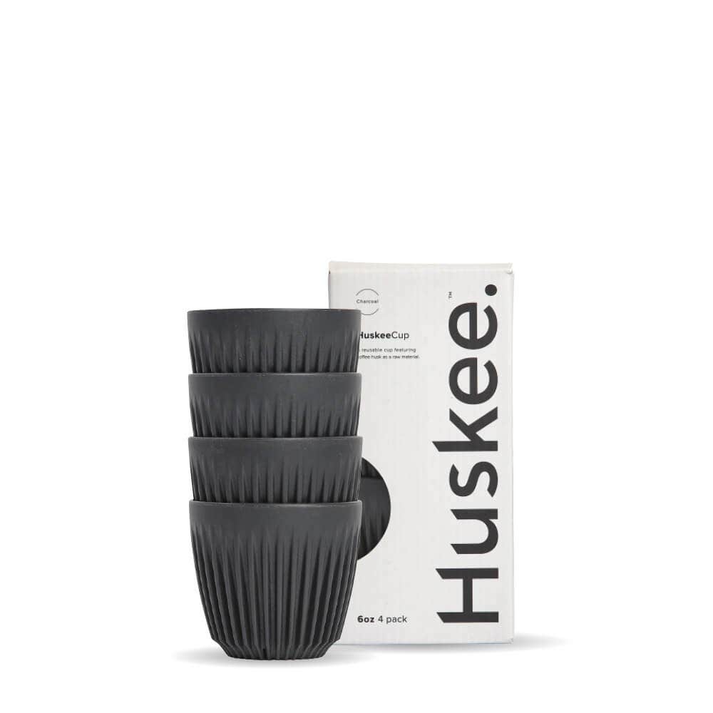 6oz HuskeeOriginal 4-Pack Charcoal (x12)