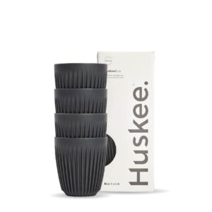 8oz HuskeeOriginal 4-Pack Charcoal (x12)