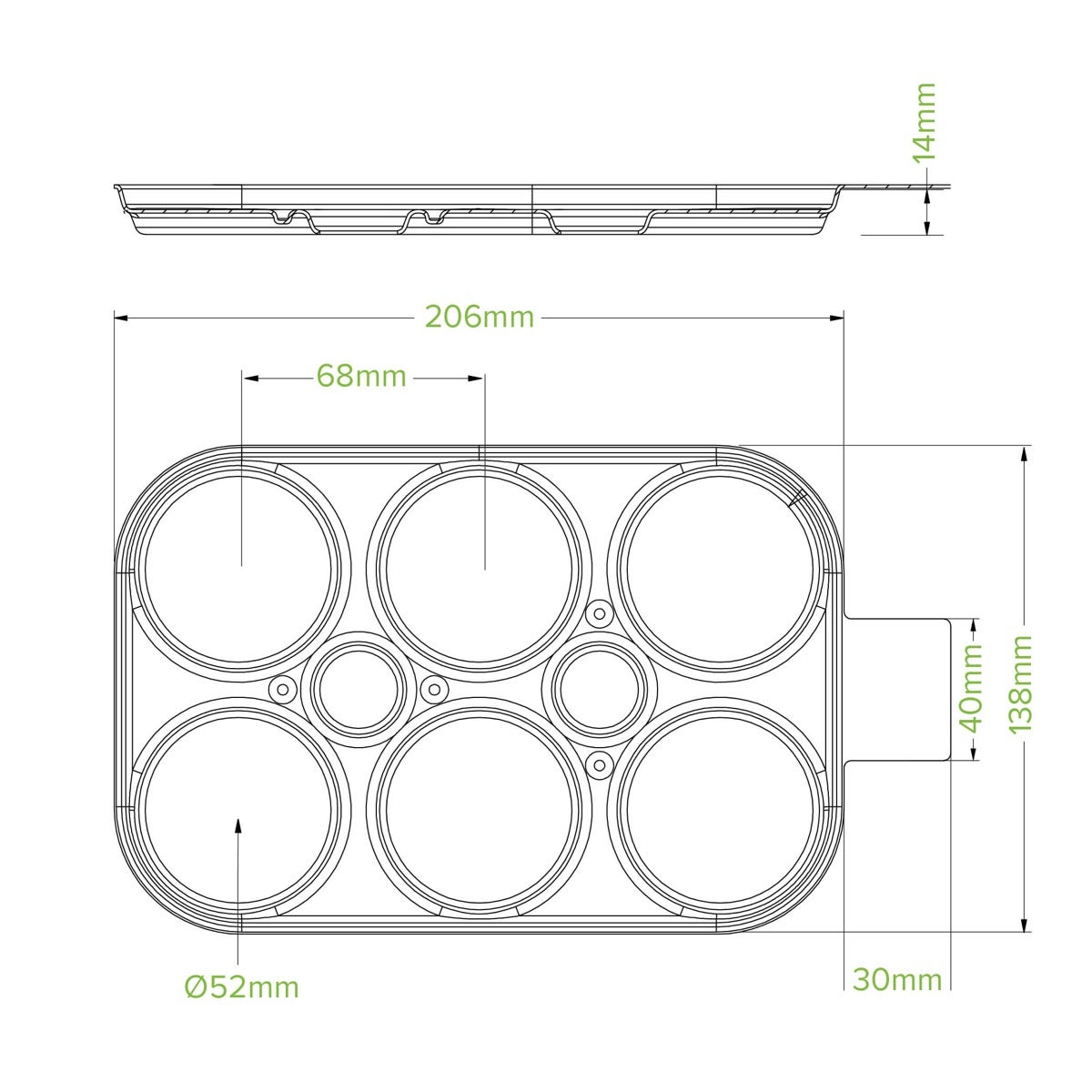 6-Pack Plant Fibre Beer Ring Holder