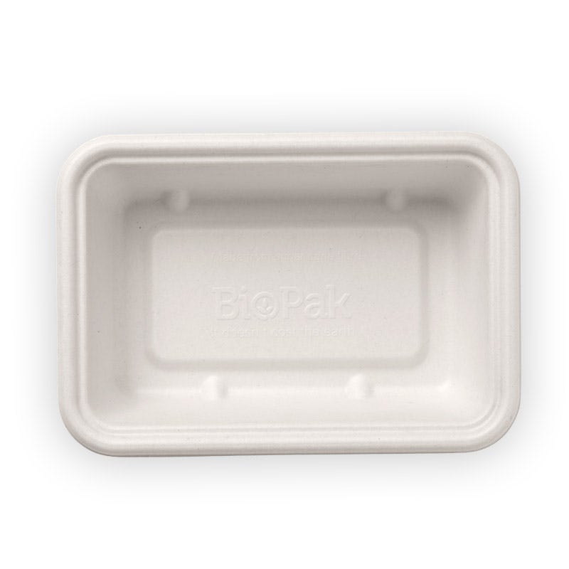 600ml White Plant Fibre Takeaway Base