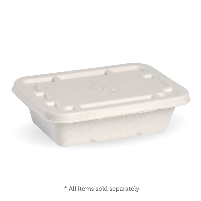 600ml White Plant Fibre Takeaway Base - Image 3