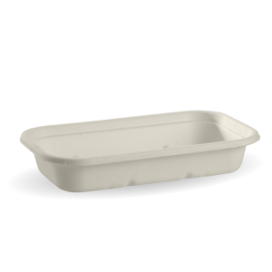 750ml White Plant Fibre Takeaway Base