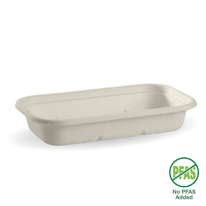 750ml White Plant Fibre Takeaway Base
