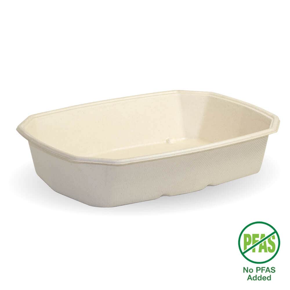950ml Natural Plant Fibre Octa Takeaway Base