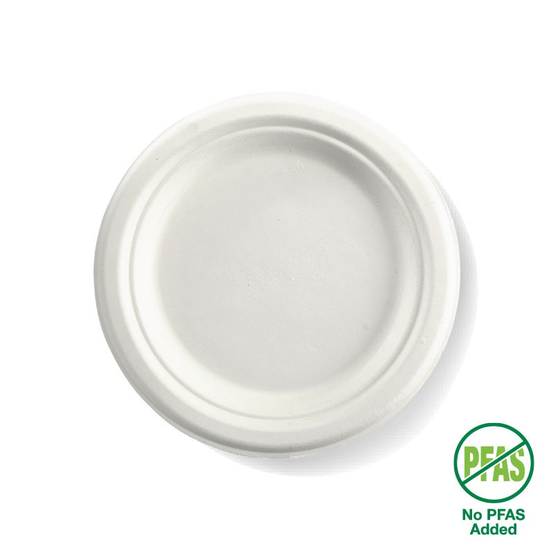 18cm / 7" Round Plant Fibre Plate