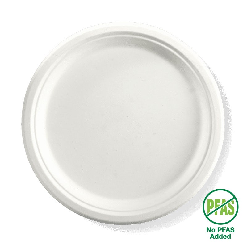 25cm / 10" Round Plant Fibre Plate