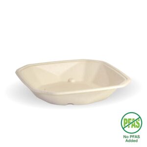 500ml Natural Plant Fibre Octa Takeaway Base
