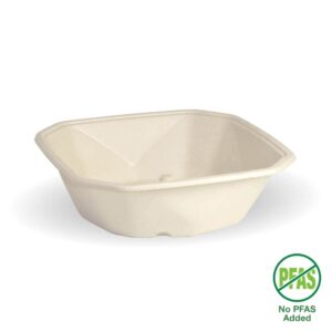 750ml Natural Plant Fibre Octa Takeaway Base