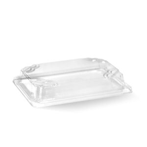 Medium Plant Fibre Sushi Tray PET Lid