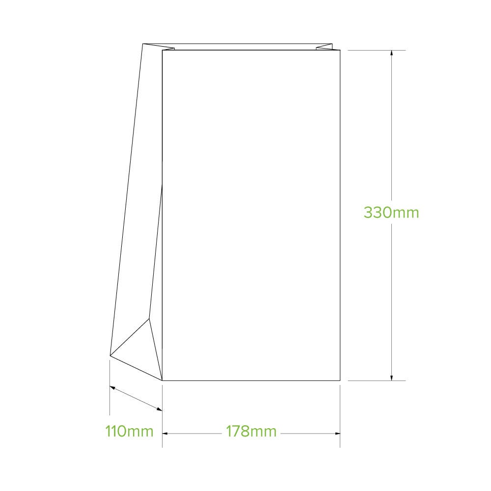 #12 SOS White Paper Bag - Image 3