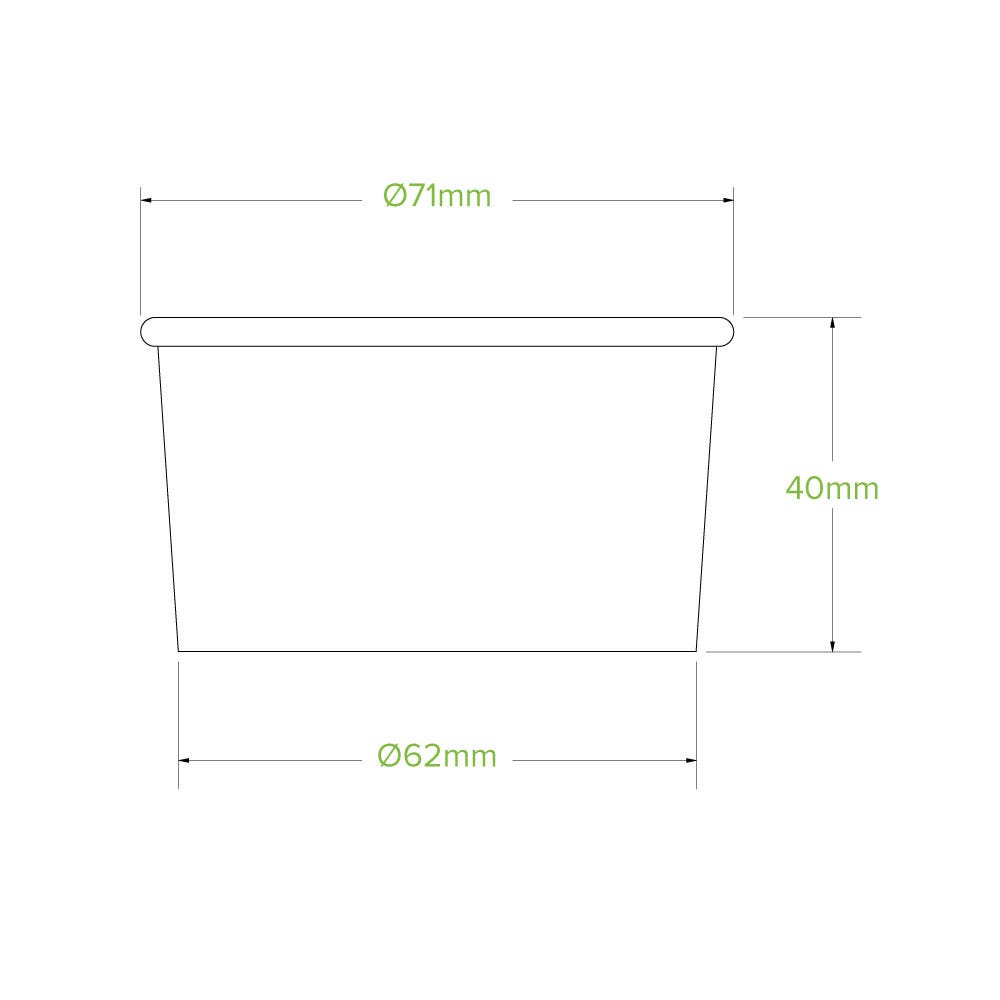 90ml / 3oz Ice Cream BioCup