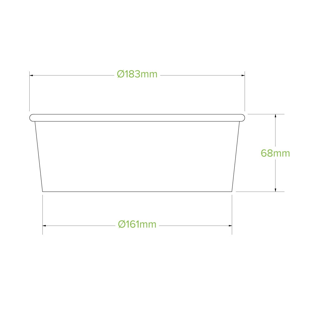 1,300ml Extra Large White BioBowl