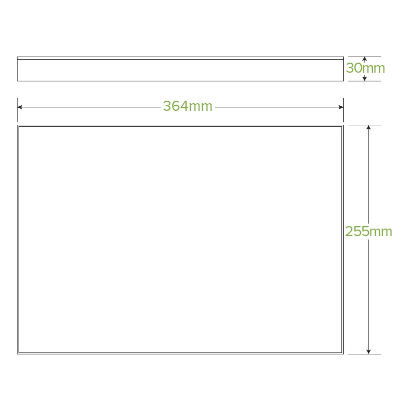 Medium BioBoard Catering Tray Lid