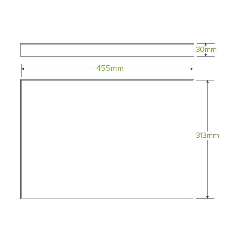Extra Large BioBoard Catering Tray Lid