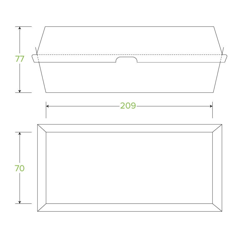Hot Dog BioBoard Box
