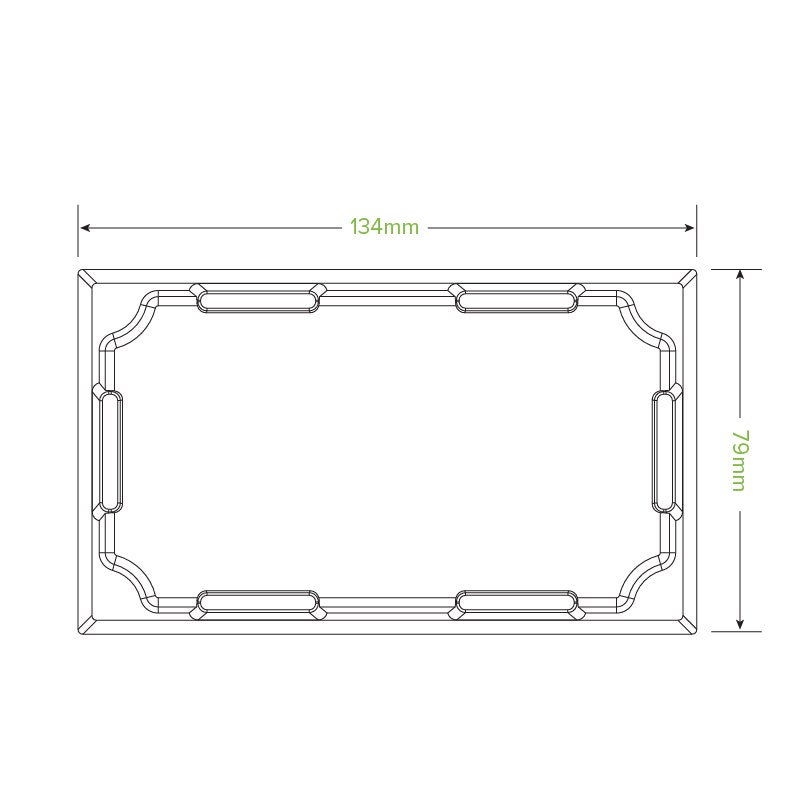 Extra Small PLA Sushi Tray Lid