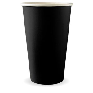 510ml / 16oz (90mm) Black Single Wall BioCup