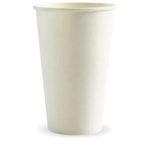 510ml / 16oz (90mm) White Single Wall BioCup