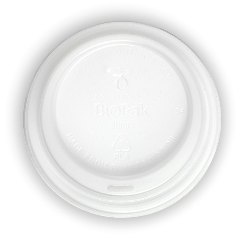 90mm Large Clear PLA BioCup Lid - Image 3