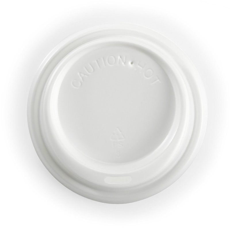 80mm Small White PS BioCup Lid