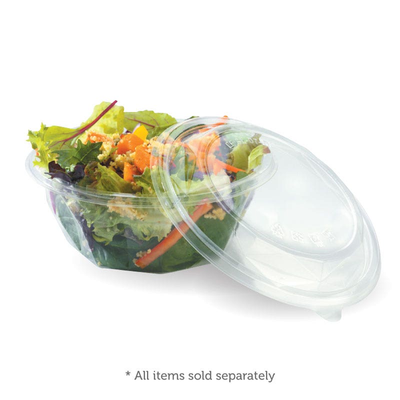 1,080ml / 32oz Clear Salad BioBowl - Image 3