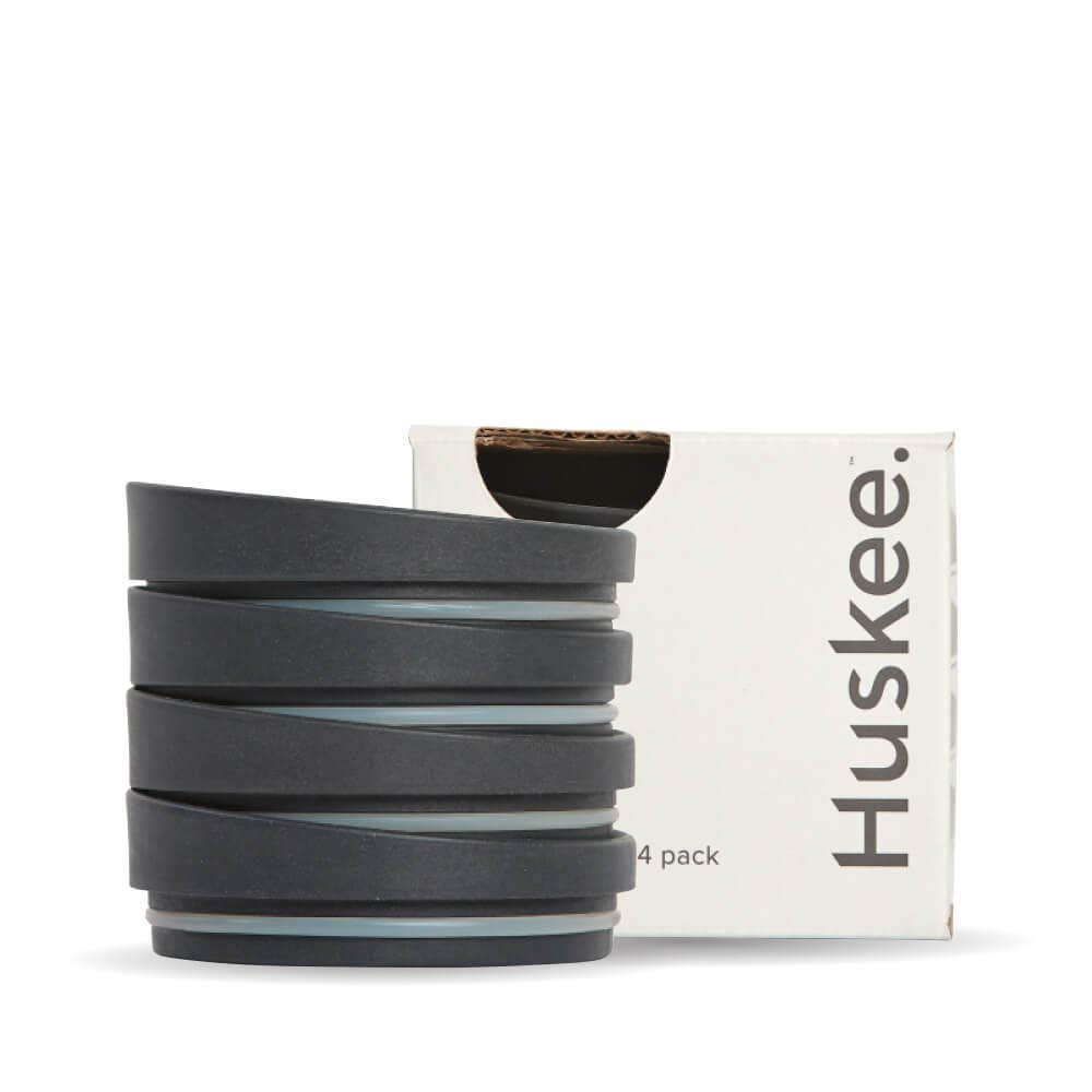 Lid HuskeeOriginal 4-Pack Charcoal (x12)