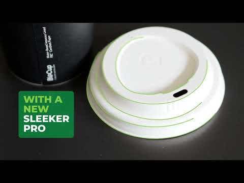 80mm Small Natural Plant Fibre BioCup Lid - Image 4