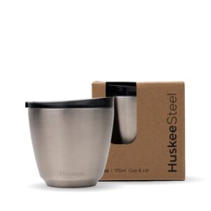 6oz HuskeeSteel Brushed Steel (x12)