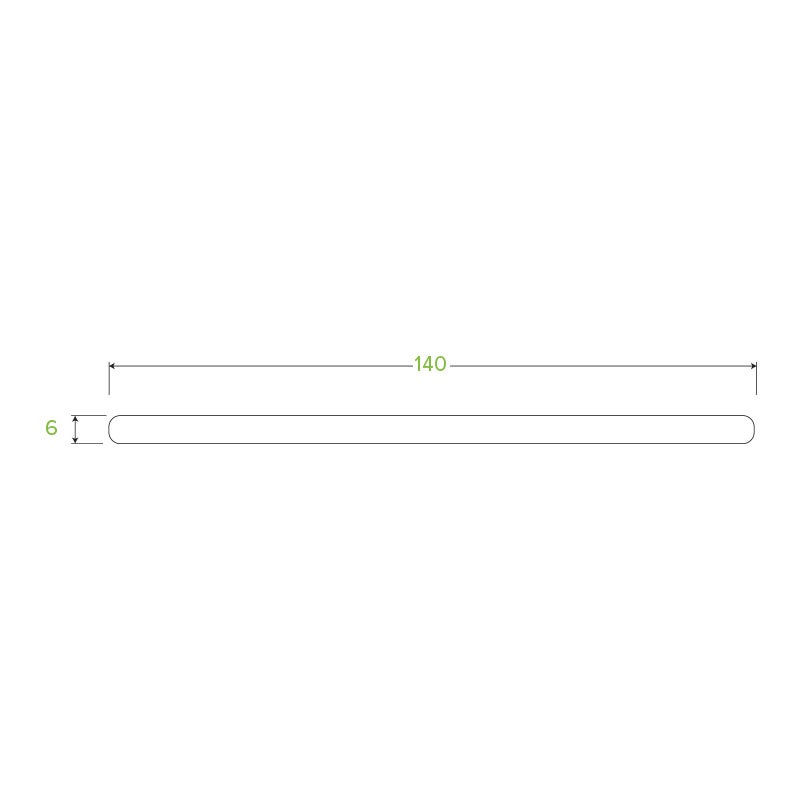 14cm Wood Stirrer