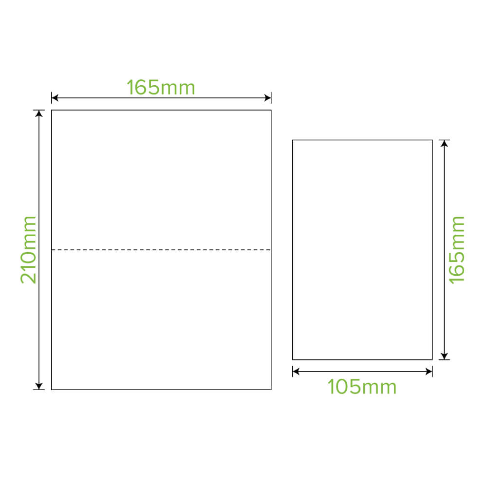 Single Saver 2-Ply Quilted White BioDispenser Napkin