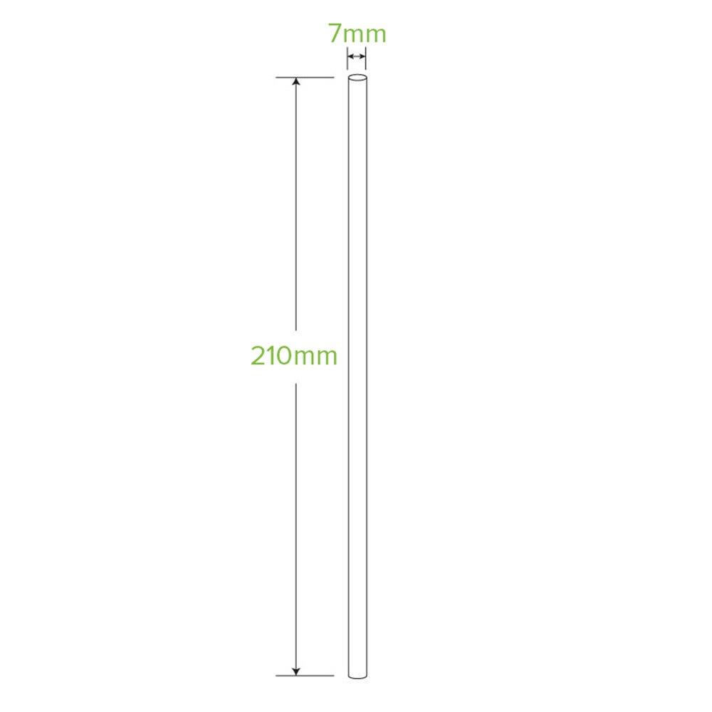 7mm Individually Wrapped Regular Black BioStraws - Image 4