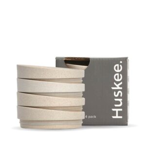 Lid HuskeeOriginal 4-Pack Natural (x12)