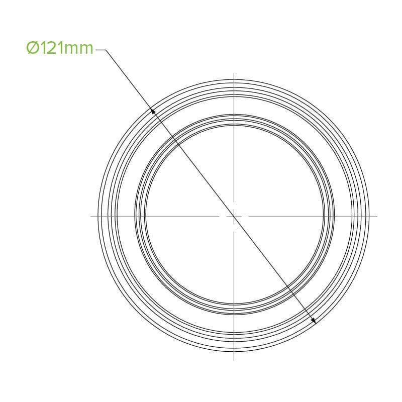 240ml Clear Unbranded BioBowl - Image 3