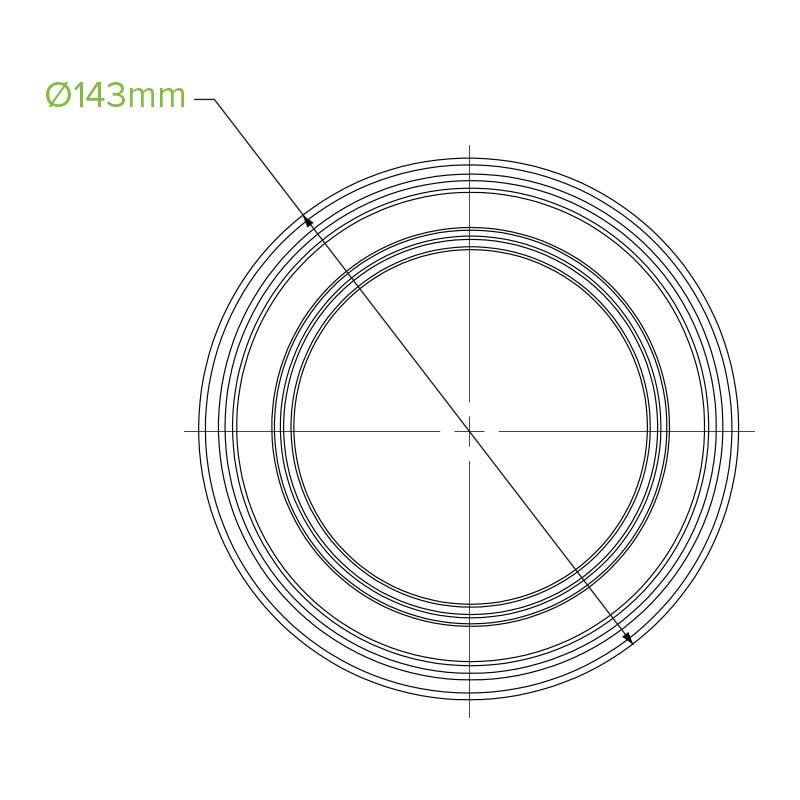 700ml Clear Wide BioBowl - Image 3