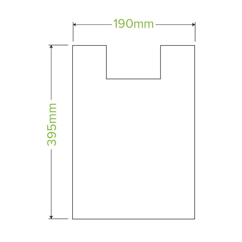 8L Bioplastic Bags With Handle