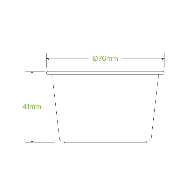 140ml Clear Sauce BioCup - Image 4