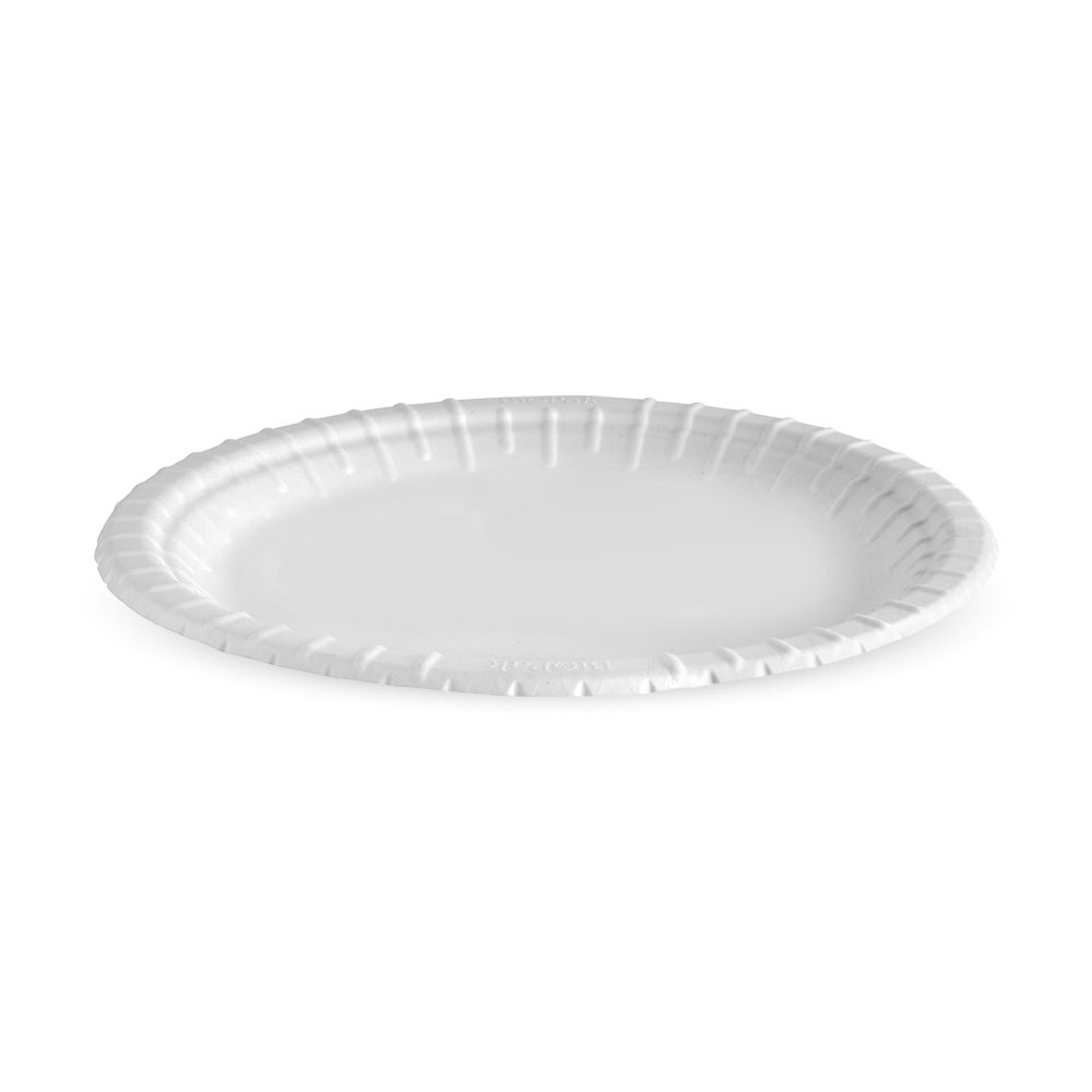 20 Pack - 25cm / 10" White BioPlates