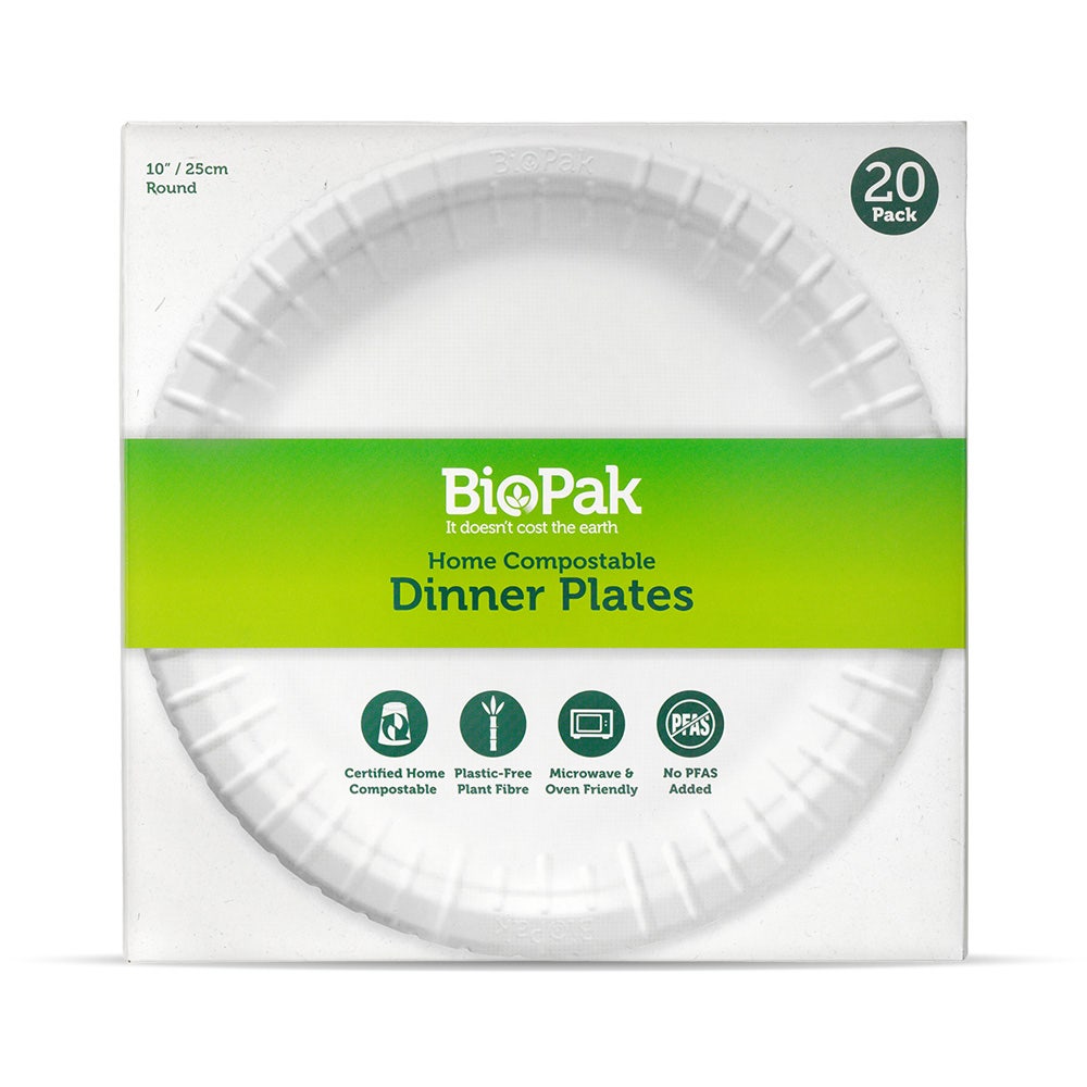 10 Pack - 31cm / 12" White BioPlates - Image 4