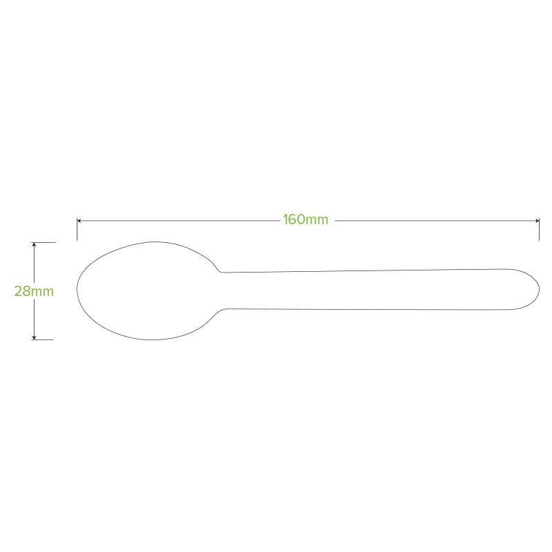 10 Pack - 16cm Wooden Spoon In Paper Sleeves - Image 3