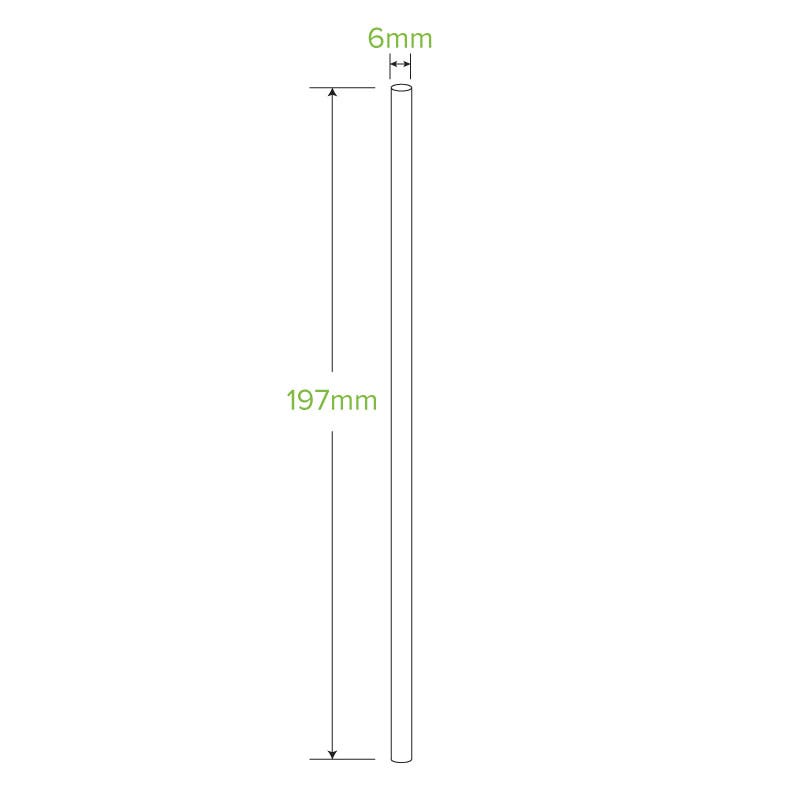 40 Pack - 6mm Mixed Regular BioStraws - Image 3