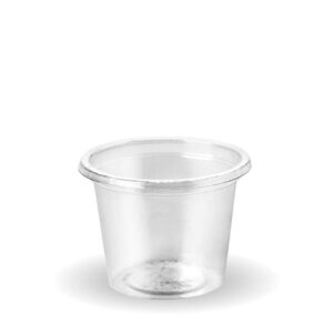 Bioplastic clear cold cups